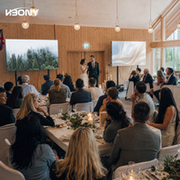 Pantalla LED para Fondo de Boda, Pantalla LED de Alquiler para Exteriores P4.81, 500x1000mm, 3840Hz, Video Wall para Ceremonias y Recepciones
