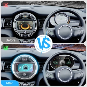 Autoradio Navihua avec écran LCD, tableau de bord Android, stéréo GPS, navigation audio pour BMW NEW MINI F55 F56 NBT 2015-2017, multimédia - Product Image 2