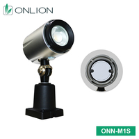 Lampe de travail LED flexible à bras court ONN-M1S DC24V étanche et anti-corrosion corps de lampe en aluminium IP67 pour ateliers industriels