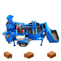 Machine à briques d'argile Mobile M7MI TWIN Petite mini usine de briques d'argile rouge