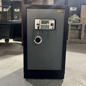 2025年 電子デジタルロック 耐火 指紋認証と鍵ロック ソリッドスチール オフィス金庫 現金/宝石保管 - Product Image 5