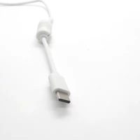 Kabel USB Type-C 1 meter Dual-C 5-konduktor dengan Jaket PVC Berpelindung dan Ferrite Bead; Kabel Pengisian Cepat PD