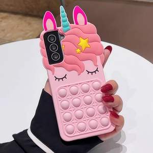 Huayuan deprimibile Coque rosa Cartoon Smart Phone <span class=keywords><strong>Cover</strong></span> in Silicone custodie per cellulare per <span class=keywords><strong>Samsung</strong></span> A12 A32 A42 <span class=keywords><strong>A52</strong></span> A72 A02s - Product Image 3