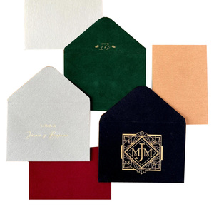 Thiệp Mời Đám Cưới Nhỏ Sang Trọng Sang Trọng Quà Cảm Ơn Phong Bì Giấy Bìa Cứng Đóng Gói Tùy Chỉnh Với Thẻ In - Product Image 6