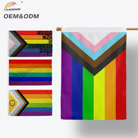 Drapeau national en polyester 3x5 pieds, design personnalisé, drapeau LGBT arc-en-ciel, drapeau de la fierté lesbienne et gay pour les activités