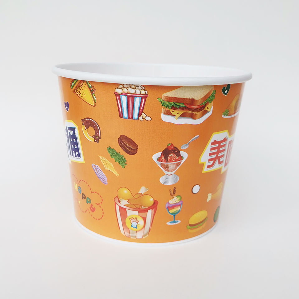 Paper Cheken Single Layer Fried Chicken Paper Bucket Disposable Chicken Nuggets ...
