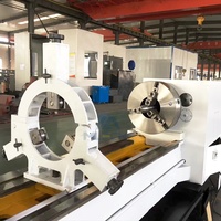 Tour à frein à tambour et à disque Q1338, tour à métaux de précision, optimisé pour l'usinage des métaux, nouveau tour à tuyaux de conception chinoise, vente chaude