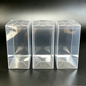Custom Transparent PVC Plastic Gift Packaging Foldable Crystal Clear Display Case <b>Box</b> Clear Square APET PP Plastic Boxes - Product Image 6