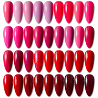 Vernis à ongles UV gel 8g haute densité à base d'eau française, végétalien, écologique, non toxique pour les fournitures de salon de manucure professionnel