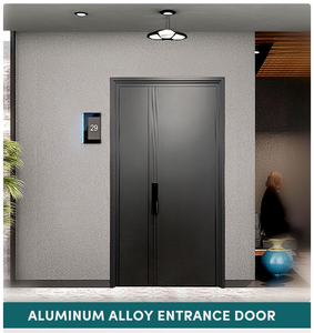 Zekin Heat <b>Insulation</b> Postmodern Style Aluminum alloy Interior Entrance Door for house Best Price Villa Entry Door - Product Image 2