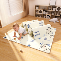Tapis de jeu pliable pour bébé de qualité supérieure, en mousse XPE, imperméable, non toxique, pour ramper, pour nourrissons et enfants, pour jouer à l'intérieur et à l'extérieur