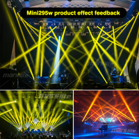 Mini Beam 295 Moving Head Beam Light Cabeza Movil Ring Moving Head Stage Light Beam 295W avec anneau pour DJ, soirées, discothèques et concerts