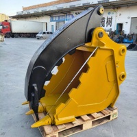 Produit phare RIBETTER Moteur de boîte de vitesses pour pince de préhension hydraulique robuste pour excavatrice, pour 2-30 tonnes /Komatsu/Hitachi