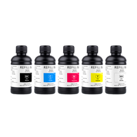 Encre UV LED Chaofa 500ML pour impression numérique à effets spéciaux, compatible avec EPSON 1390 TX800 L800