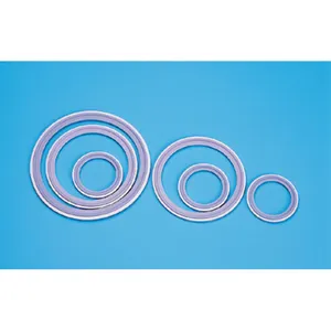Excellent chemical resistance tri-clamp ferrule connection screw coupling sanitary gaskets