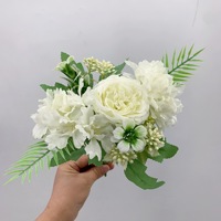 Bunga Peony Buatan dari Sutra, Buket Peony untuk Dekorasi Rumah dan Pernikahan