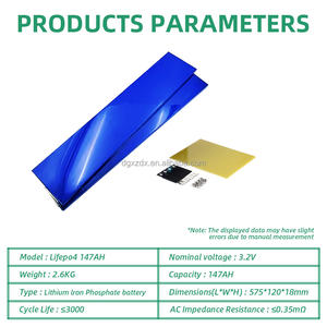 Grado una batteria elettrica agli ioni di litio prismatica agli ioni di litio da 3.7V 210Ah 62Ah 147Ah NCM per la capacità di accumulo solare - Product Image 6