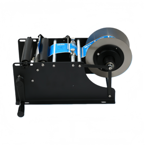 Machine d'étiquetage manuelle pour bouteilles d'eau minérale en plastique, bouteilles en verre, bouteilles rondes, machine d'étiquetage adhésif - Product Image 3