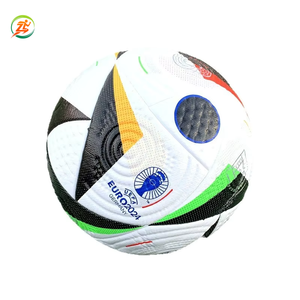 ฟุตบอลหนัง PU เบอร์ 5 เย็บด้วยเครื่องจักร ติดตัวเรือนด้วยความร้อน ขายส่งจากโรงงาน - Product Image 1