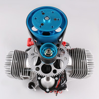 Nouveau modèle DLE200, moteur à essence pour paramoteur, bicylindre, deux temps, refroidissement par air, démarrage électrique, cylindrée 200 cm³