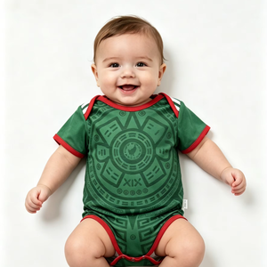 Chicharito de México # Camiseta de Fútbol para Bebé Número 14, Mameluco para Recién Nacido, Regalo para Fanáticos del Fútbol para el Partido de 2026 - Product Image 1