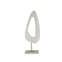 Statue de ruban en résine moderne, statue en marbre, décor de salle de bains