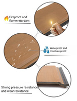 Revestimiento de Pared Compuesto Moderno para Exteriores, Resistente al Fuego, con Función Impermeable, Superficie de Lijado de Color Artístico para Uso Comercial