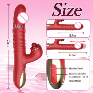 Dildos Personalizados con Forma de <span class=keywords><strong>Conejito</strong></span>, Estimulador de Clítoris y Punto G, <span class=keywords><strong>Masturbador</strong></span> con 10 Frecuencias, Juguetes Sexuales Eróticos para Mujeres Adultas - Product Image 5