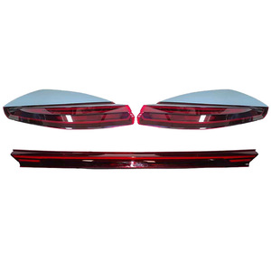 <b>LED</b> Tail <b>Lights</b> For Porsche Panamera 2014-2016 Continuous Flowing Brake <b>Light</b> <b>Red</b> Black - Product Image 1