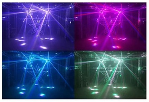 18*10w a tre teste a testa mobile a testa Laser a fotodiodo rotante per capelli luci da discoteca Bar illuminazione da palco da discoteca - Product Image 6