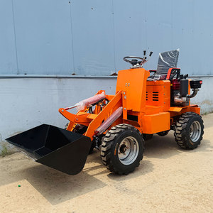 Mini-chargeuse articulée VOLNOS avec moteur électrique/diesel/essence et composants de roulement pour les tâches de déplacement de plantes en serre - Product Image 1