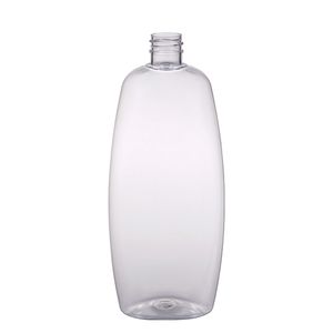 Bouteille à presser en plastique PET de 750ml avec bouchon à vis pour le stockage du shampooing et les détaillants de débordement - Product Image 1
