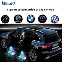 Hilmo TB558 Lumière de porte de voiture de toit HD LED Logo Spot Projecteur Décoration Intérieur de voiture Éclairage 12V