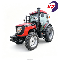 Traktor Pertanian Diesel 70HP 4WD Traksi Tinggi Konsumsi Bahan Bakar Rendah untuk Budidaya & Transportasi Pertanian Skala Besar