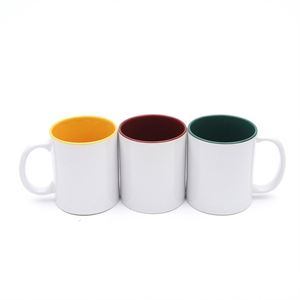 White <b>Ceramic</b> <b>Tumbler</b> Mug 11Oz Blank for Sublimation Custom Logo Heat Transfer Manufacturer Supply - Product Image 3