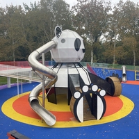 Panda parc à thème jeu personnalisé entraîneur diapositives équipements maison terrain de jeu en plastique intérieur cabane centre de jeu espace amusant pour les enfants
