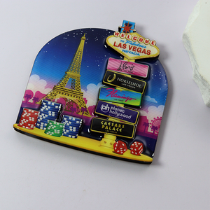 High Quality <strong>Custom</strong> Vintage Architectural Wooden Refrigerator <strong>Magnets</strong> Exquisite Sticker <strong>Fridge</strong> Decorations for Souvenirs Gifts - Product Image 6