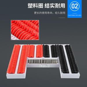 กล่องอุปกรณ์ตรวจวัดสายตา Danyang Huahui SP232 พร้อมวงแหวนพลาสติก 232 ช่องใส่เลนส์  แบบใช้มือหมุน สำหรับการตรวจวัดความสามารถในการมองเห็น - Product Image 4