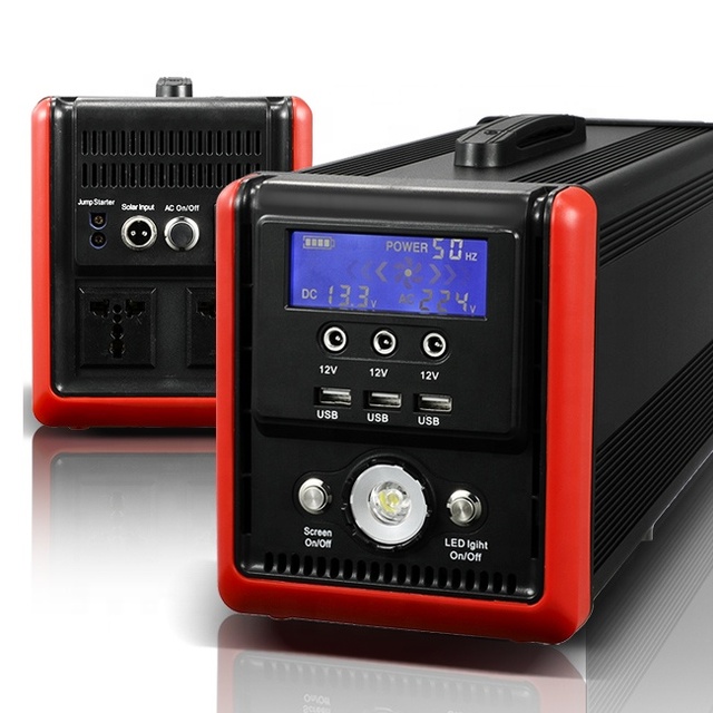Portable Power Station Battery 600w Solar Generator For Emergency Backup