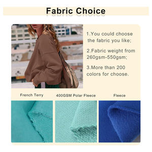 OEM etiqueta personalizada Color sólido pulóver moda cuello redondo alta calidad francés Terry Vintage piedra lavado sudadera para mujer - Product Image 3