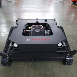 <b>Powerful</b> 22hp Remote Control Diesel Crawler Mower on 4WD Tracks for Steep Hillside <b>Brush</b> Cutting Slope Maintenance - Product Image 1