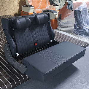 مقعد أريكة قابل للطي مزدوج لتعديل المركبات الترفيهية الصغيرة، مصنوع من الجلد الصناعي الفاخر المقاوم للماء - Product Image 4