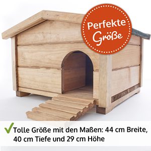 <span class=keywords><strong>Maison</strong></span> de <span class=keywords><strong>hérisson</strong></span> à l'épreuve de l'hiver avec sol et toit résistant aux intempéries, parfaite pour l'hibernation et comme <span class=keywords><strong>maison</strong></span> de nidification pour <span class=keywords><strong>la</strong></span> famille des hérissons - Product Image 3