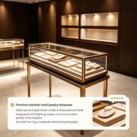 Présentoir de vente au détail robuste, durable, personnalisable, avec éclairage LED, étanche, respectueux de l'environnement et au design recyclable