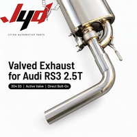 Tuyau d'échappement JYD Catback pour Audi RS3 2.5T 2017-2023, acier inoxydable 304, silencieux de course à haut débit avec système Valvetronic