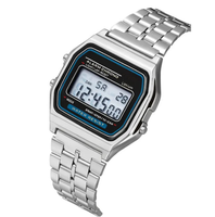 2026 Neue Mode-Schmuckstücke mit Niedriger MOQ, Edelstahl Digital Kunststoff-Harz Großhandelspreis Unisex Runde Armbanduhr