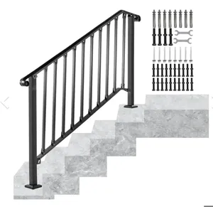 Barandilla Moderna de Aluminio para Escaleras, Sistema de Barandilla de Aluminio para Balcón Exterior, Barandillas Personalizadas de Aluminio para Terraza y Porche - Product Image 2