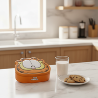 Boîte en étain JH attrayante en forme de grand chat, de qualité alimentaire, pour bonbons, chocolats, biscuits et gelées