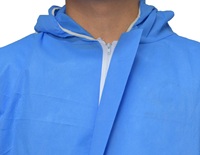 Combinaison de protection individuelle industrielle EPI sans bande de couture et couche de PE-recommandé pour usage unique Non tissé