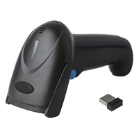 Lecteur de codes-barres 1D sans fil portable, scanner de codes-barres sans fil 2,4 GHz avec vibration, scanner de codes-barres avec CMOS